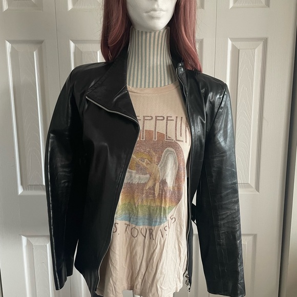 Vintage Club Monaco Leather Jacket - Picture 1 of 5